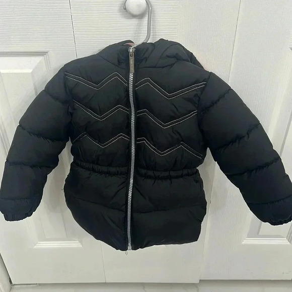 Black Limited Too Toddler Girl Puffer coat size 3T - Picture 1 of 4